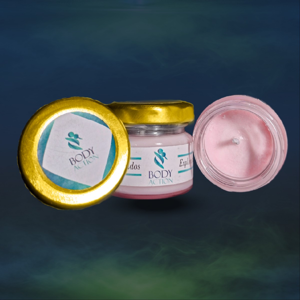 Vela de Masajes Body Action Cereza